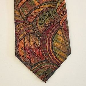 Gitman Brothers for Levy's Nashville Men's Silk Tie Barrels Design